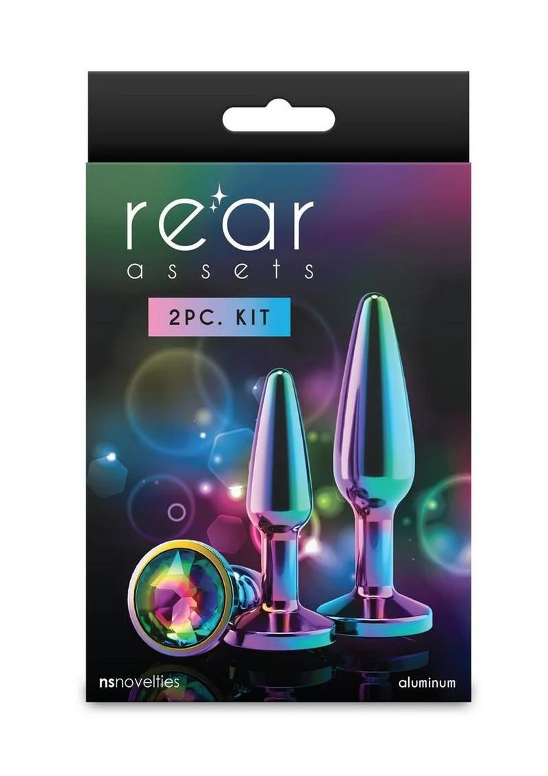 Rear Assets Tapered Trainer Chrome Plated Anal Plugs Kit - Image 6