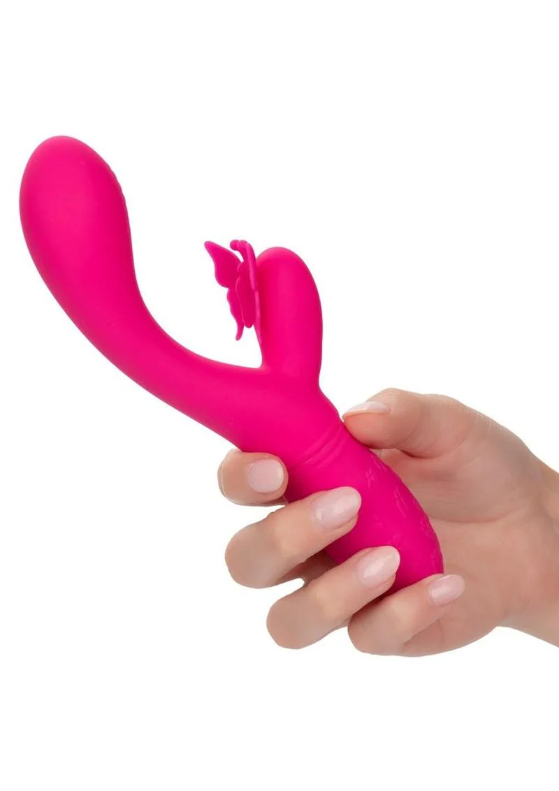 Rechargeable Butterfly Kiss Flutter Silicone Massager - Image 3