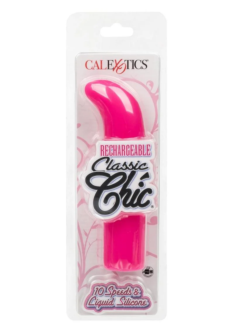 Rechargeable Classic Chic Mini G Silicone Vibrator - Image 2