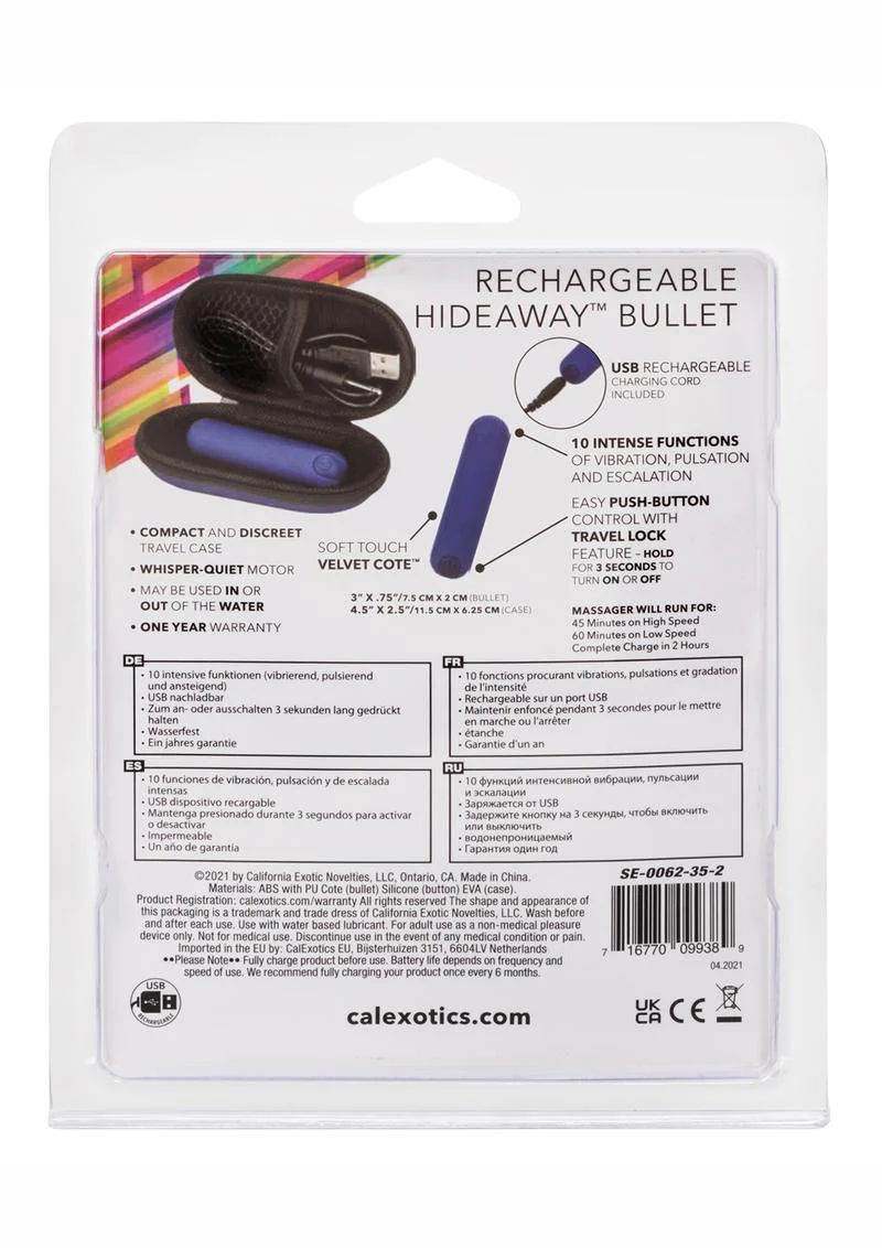 Rechargeable Hideaway Bullet Vibrator - Image 2