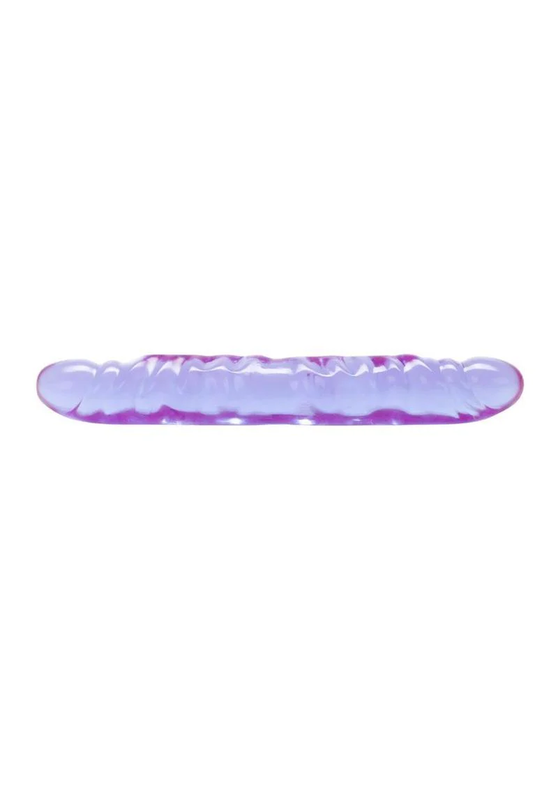 Reflective Gel Veined Double Dildo - Image 2