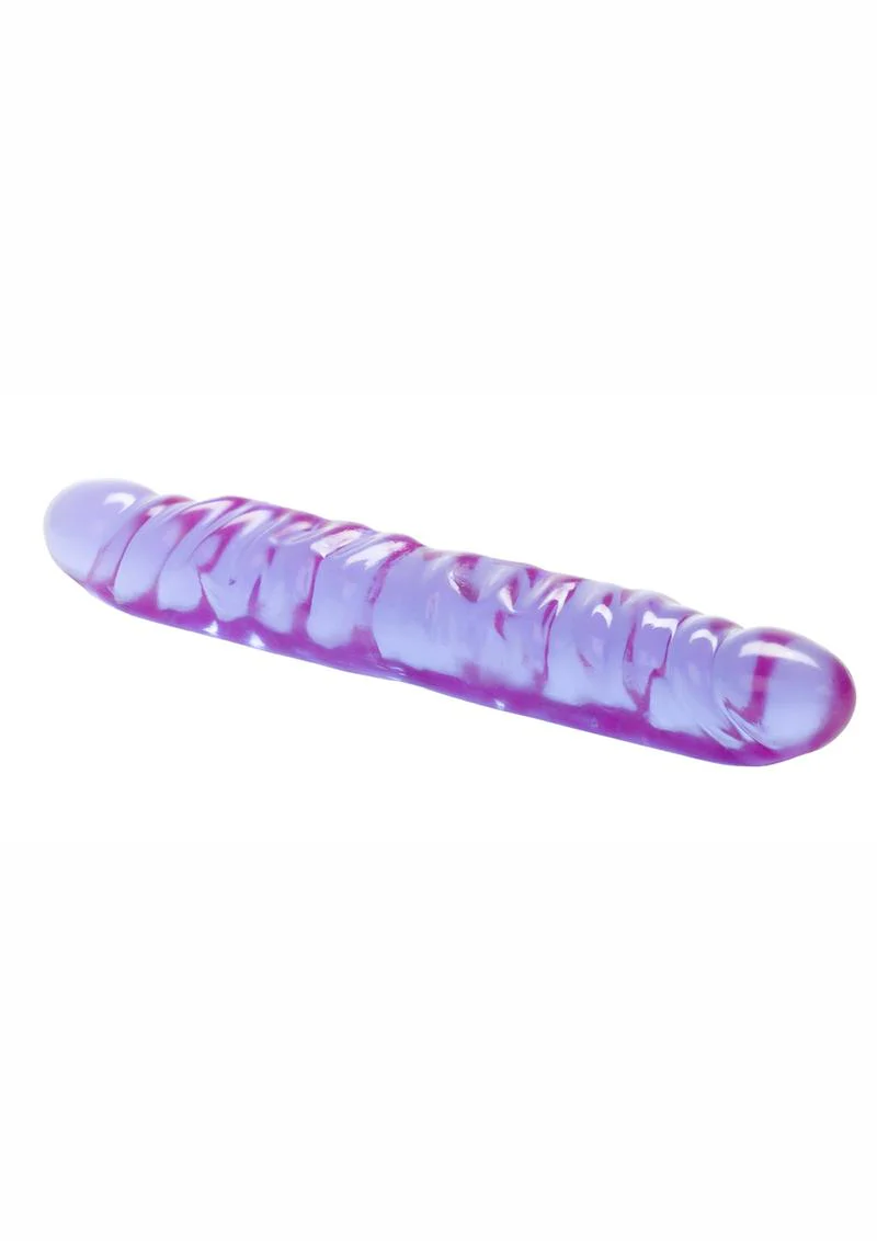 Reflective Gel Veined Double Dildo - Image 3