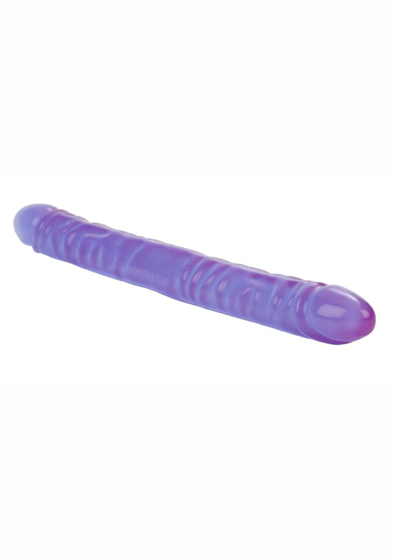 Reflective Gel Veined Double Dildo - Image 7