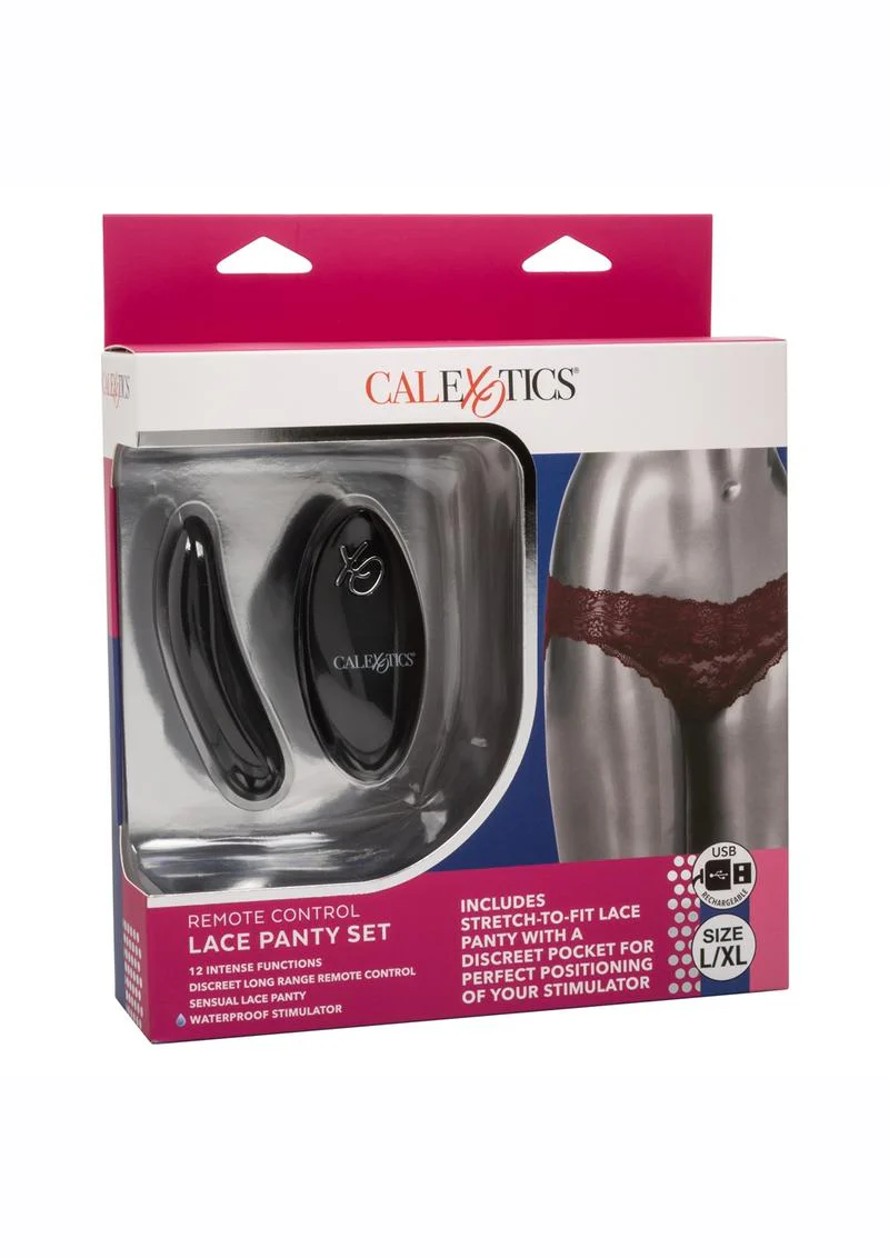 Remote Control Rechargeable Lace Panty Vibe - Image 6