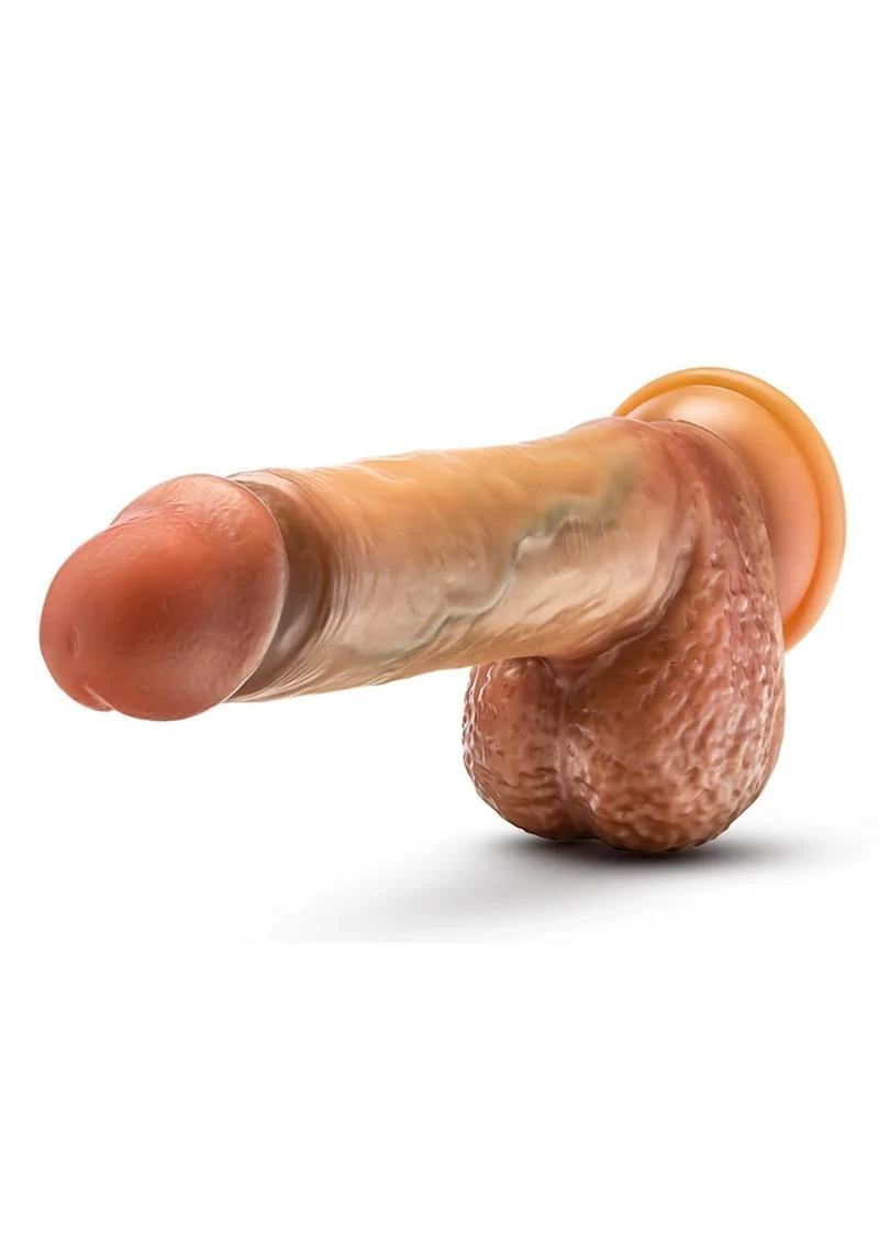 Renaissance Raphael Silicone Sliding Foreskin Dildo with Squeezable Balls - Image 4