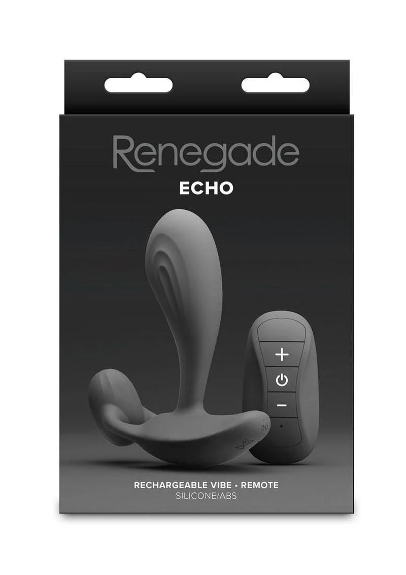 Renegade Echo Rechargeable Silicone Prostate Massager with Remote Control - Image 2