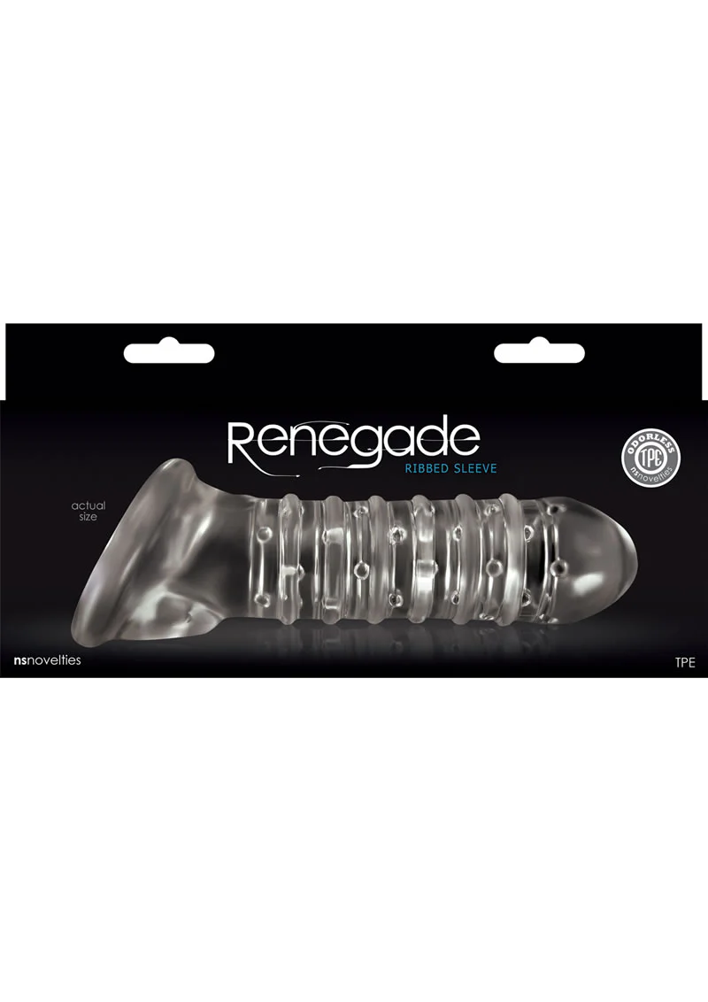 Renegade Ribbed Sleeve Penis Extender - Image 2