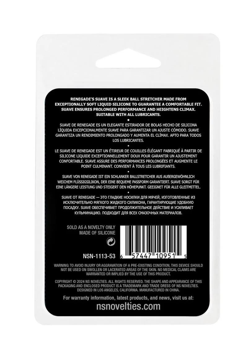 Renegade Suave Silicone Ball Strecher Cock Ring - Image 4