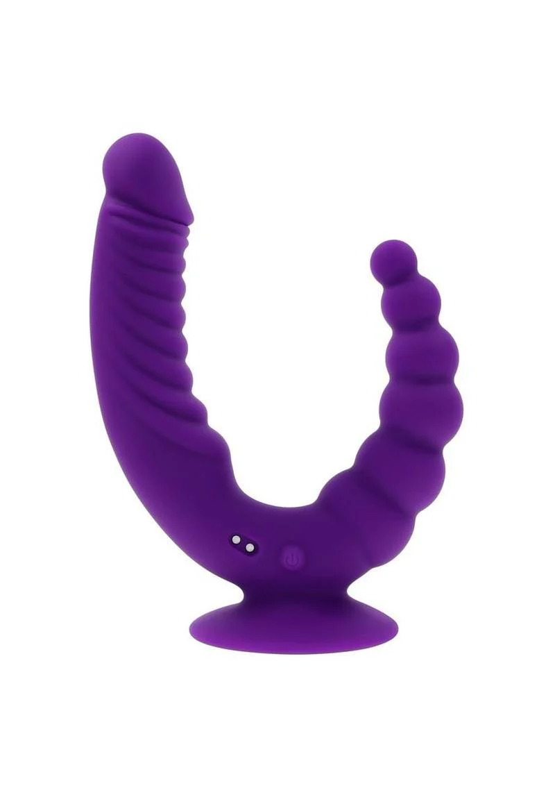 Rider Rechargeable Silicone Double End Vibrator - Image 3