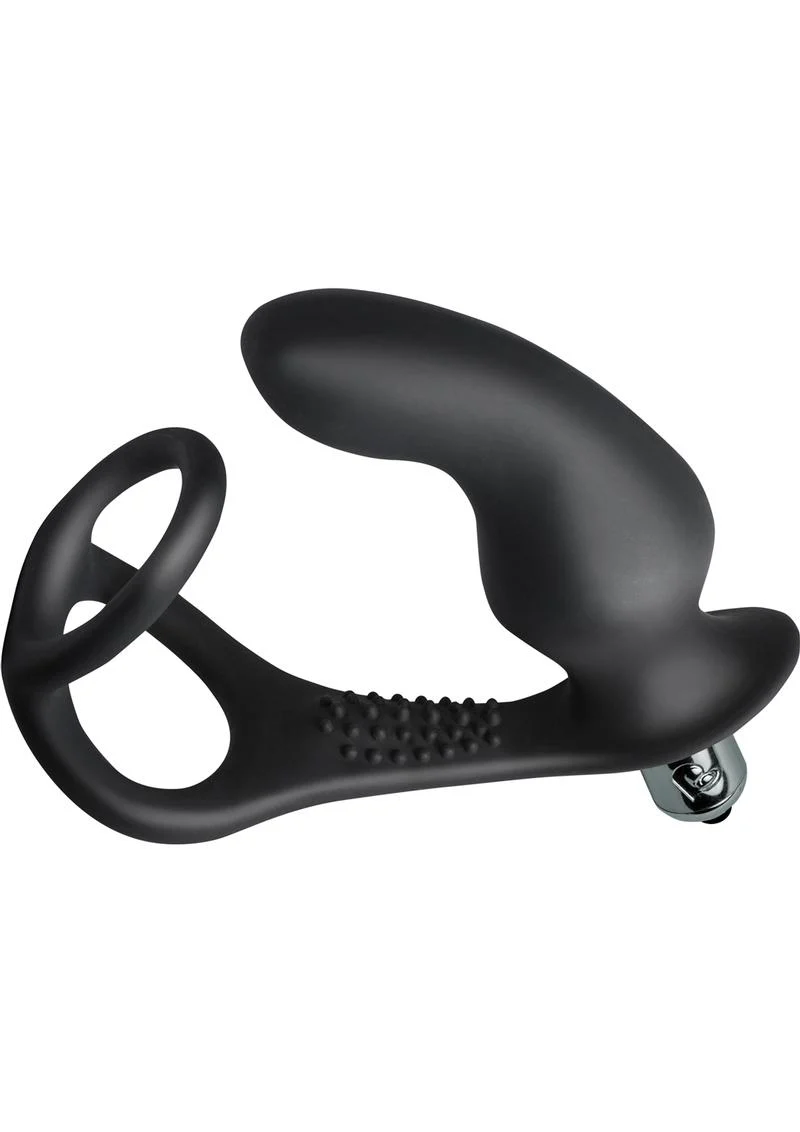 RO-Zen Pro Rechargeable Silicone Cock Ring with Vibrating Butt Plug - Image 3