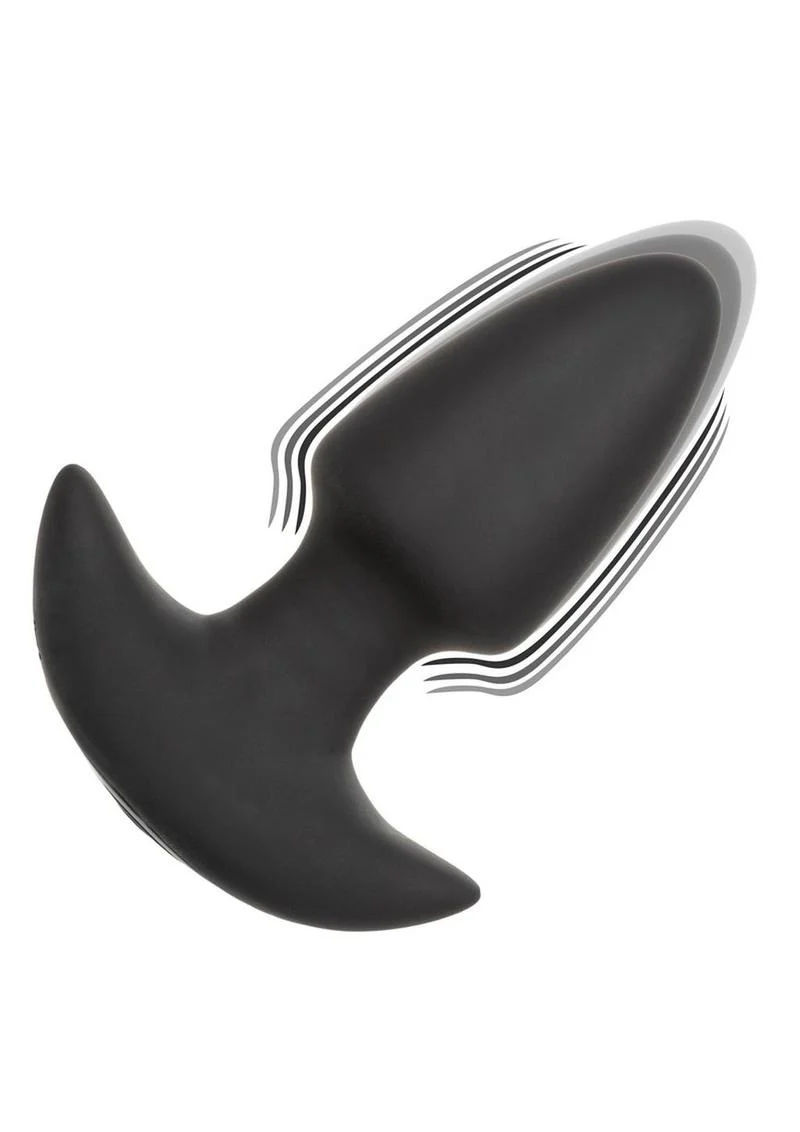 Rock Bottom Vibrating Thrusting Probe Rechargeable Silicone Anal Vibrator