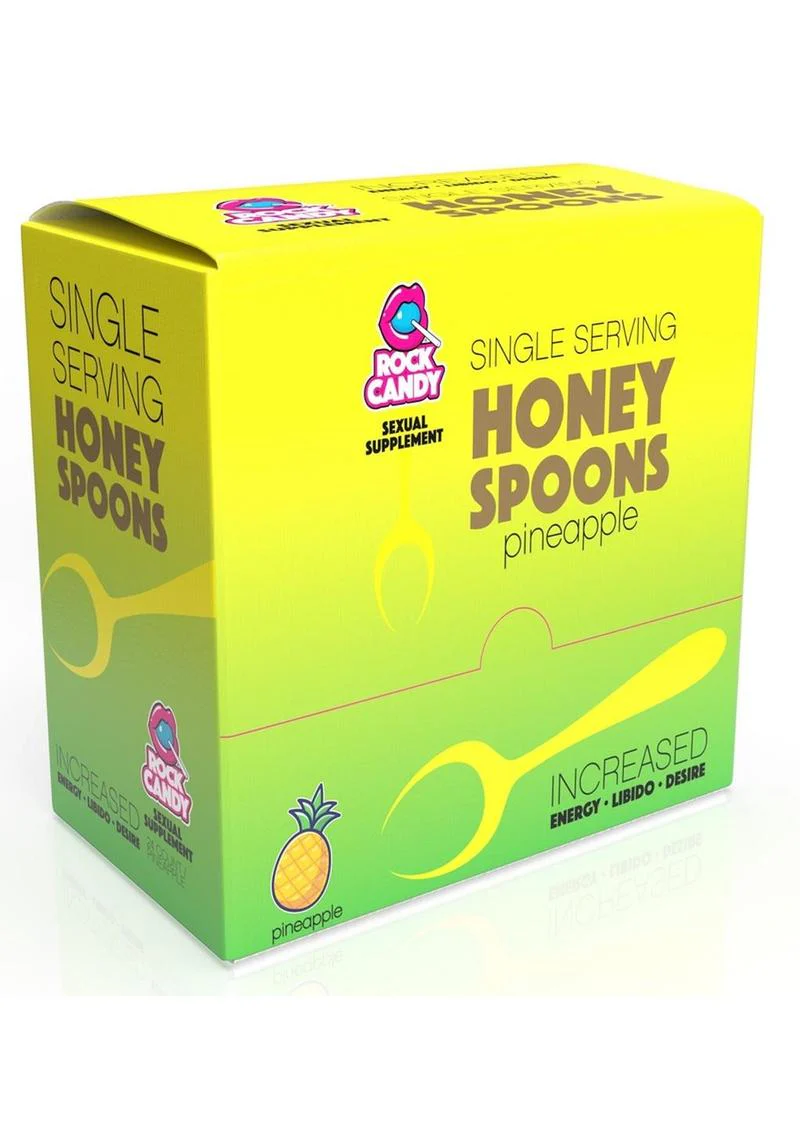 Rock Candy Honey Spoons Unisex Sexual Supplement Pineapple - Image 2