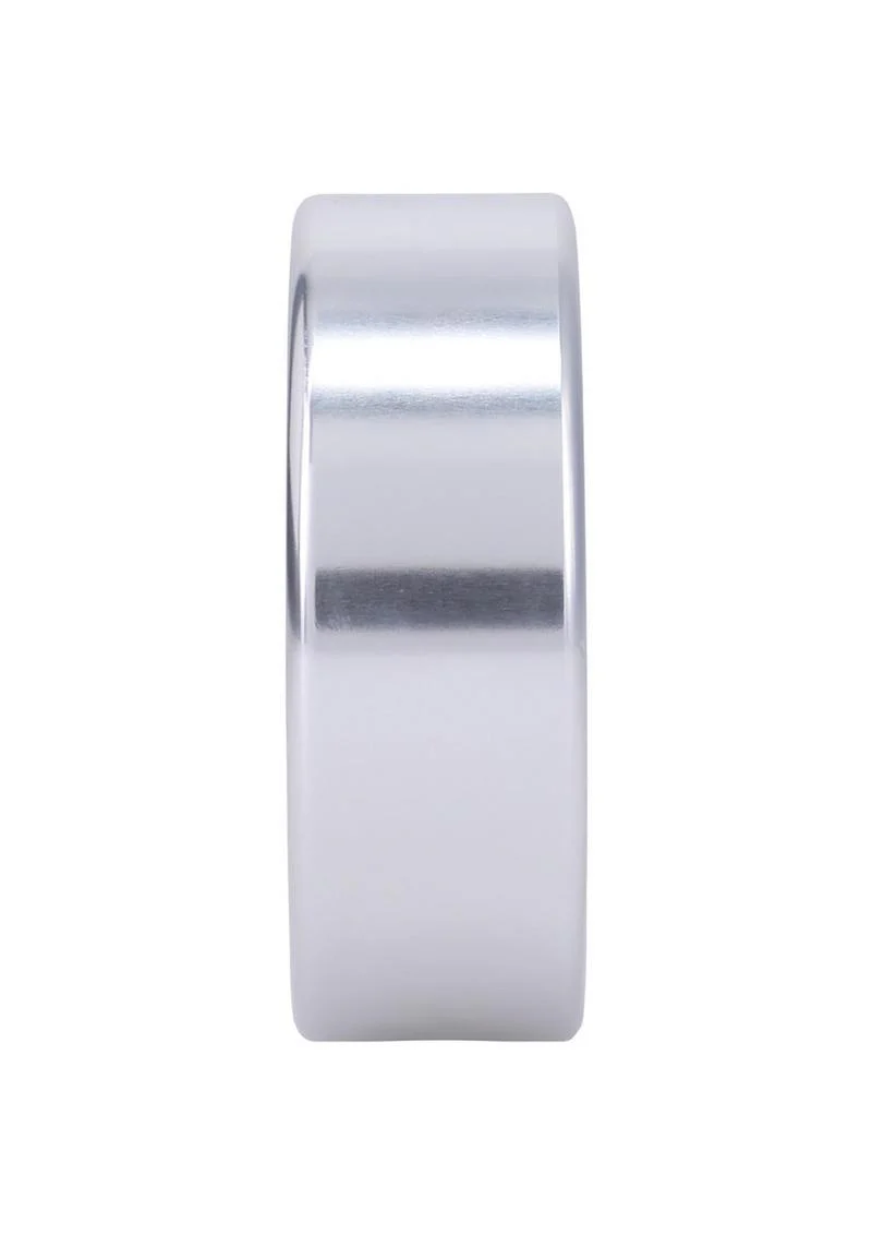 Rock Solid Brushed Alloy Aluminum Cock Ring - Image 10