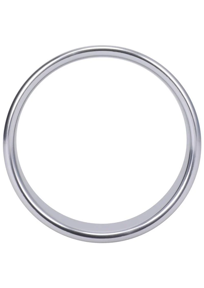 Rock Solid Brushed Alloy Aluminum Cock Ring - Image 11