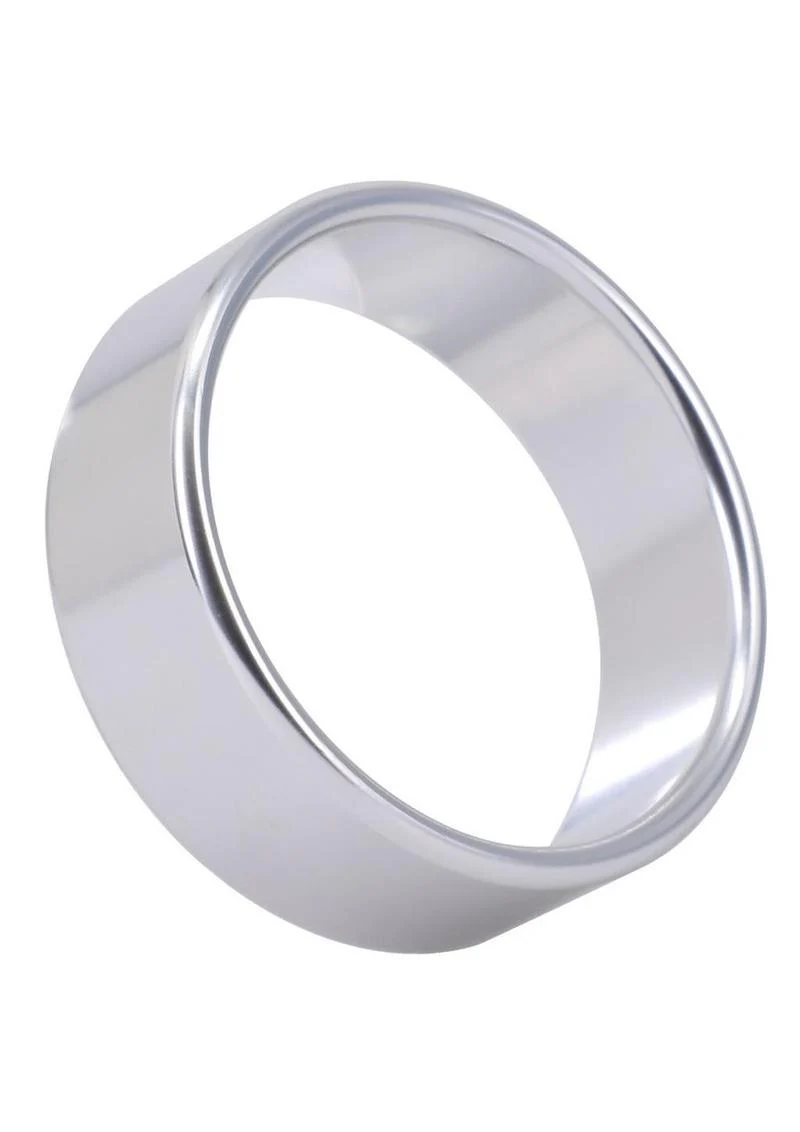 Rock Solid Brushed Alloy Aluminum Cock Ring - Image 12