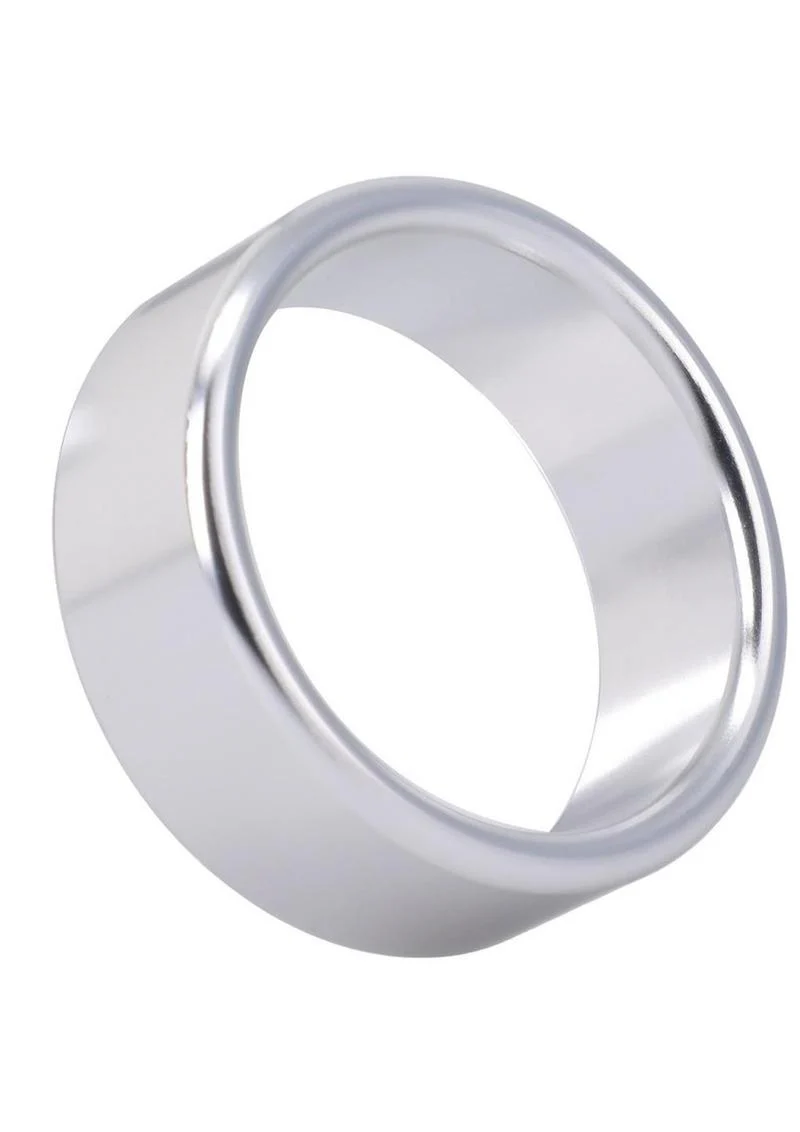Rock Solid Brushed Alloy Aluminum Cock Ring - Image 5