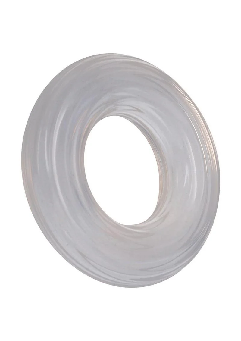 Rock Solid Ribbed Donut Silicone Cock Ring - Image 8