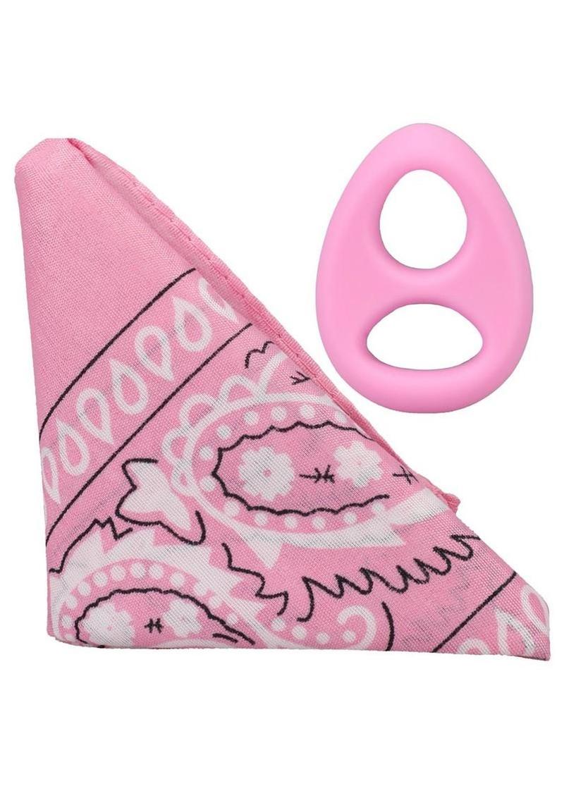 Rock Solid The Code Silicone Cock Ring with Bandana - Image 24