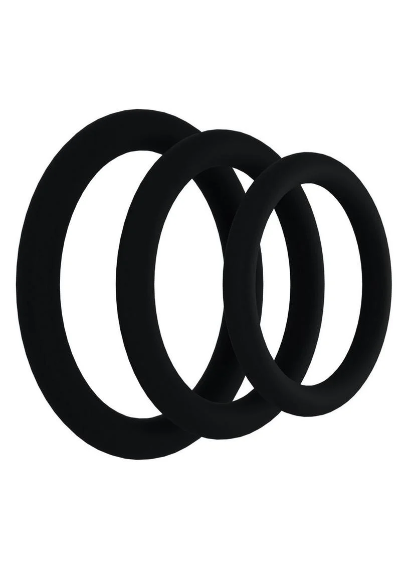 Rock Solid Tri-Pack Silicone Gasket Cock Ring - Image 2