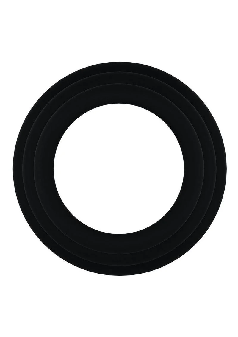 Rock Solid Tri-Pack Silicone Gasket Cock Ring - Image 4
