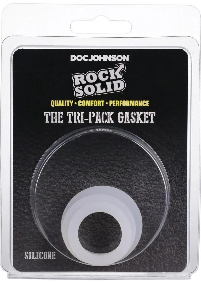 Rock Solid Tri-Pack Silicone Gasket Cock Ring - Image 8