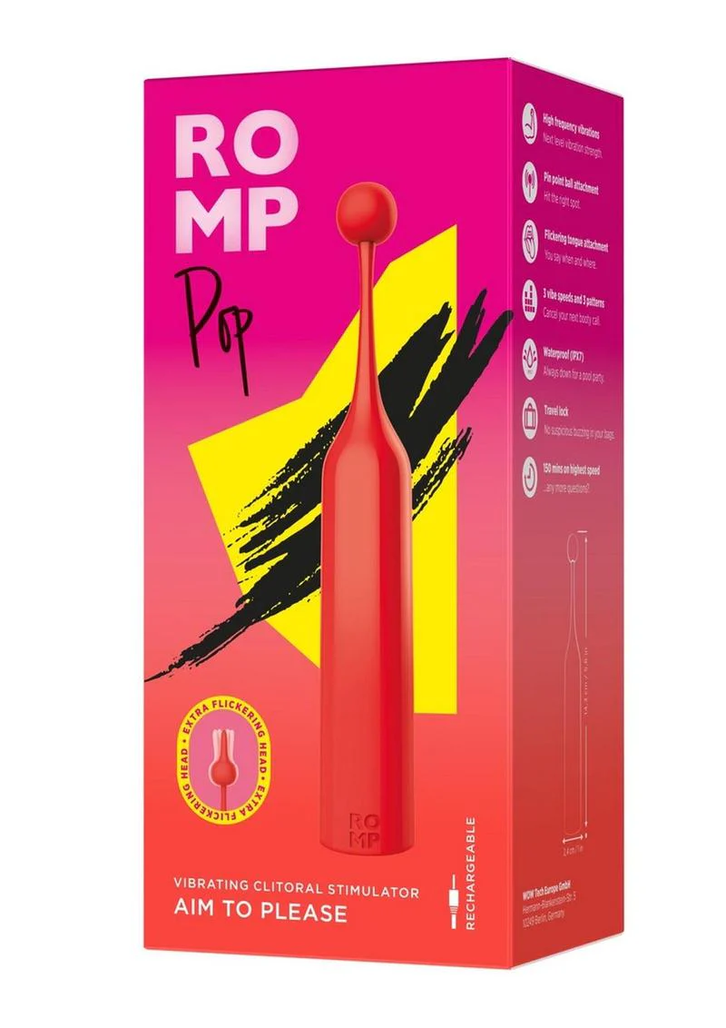 Romp Pop Rechargeable Silicone Clitoral Stimulator - Image 3