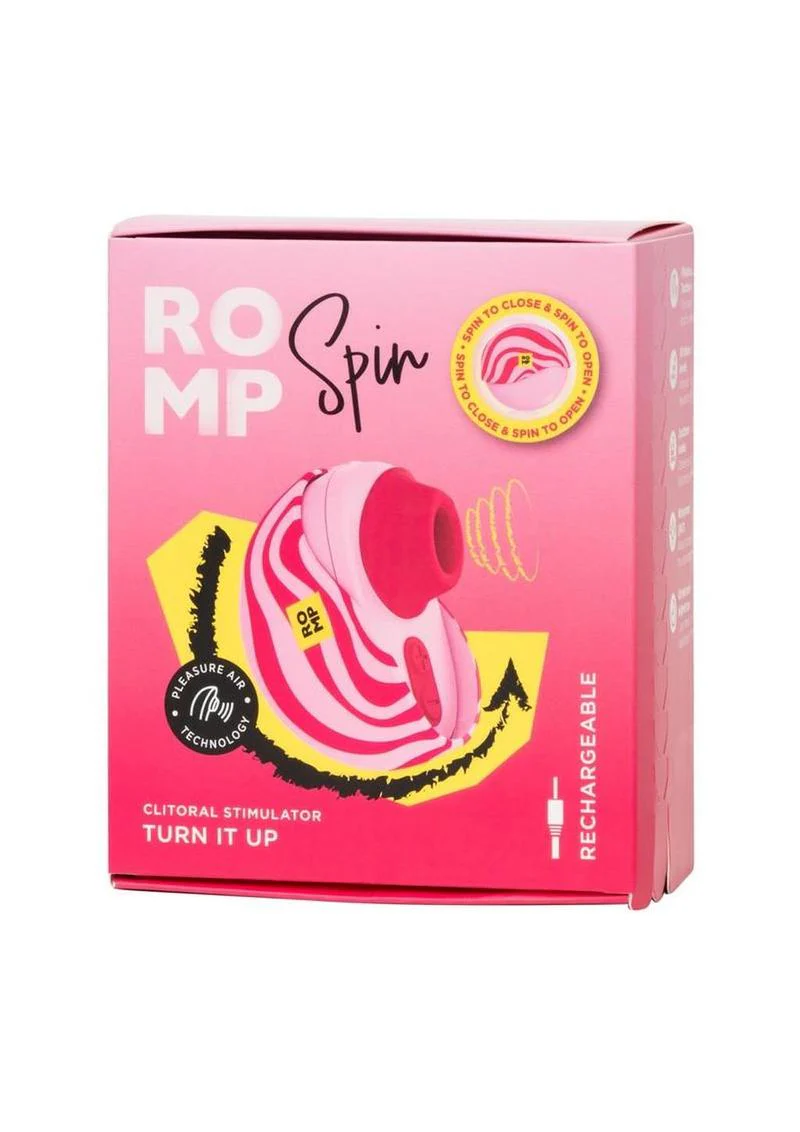 Romp Spin Travel Rechargeable Silicone Clitoral Stimulator - Image 3