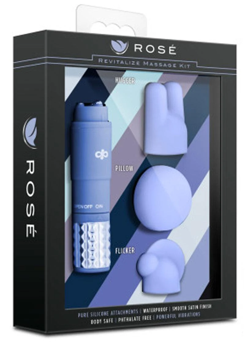 Rose Revitalize Massage Kit with Silicone Attachments - Image 5