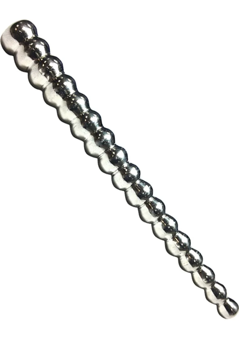 Rouge Beaded Stainless Steel Urethral Sound - Image 2