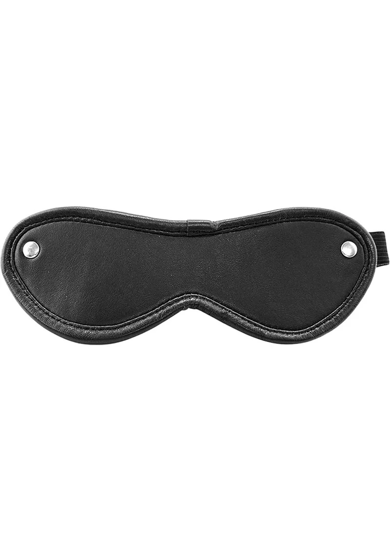 Rouge Leather Blindfold Eye Mask - Image 2