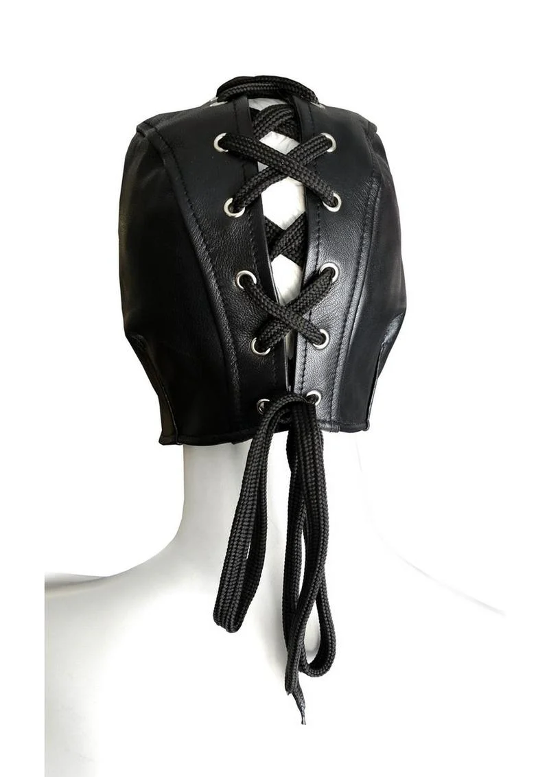 Rouge Leather Half Mask - Image 3