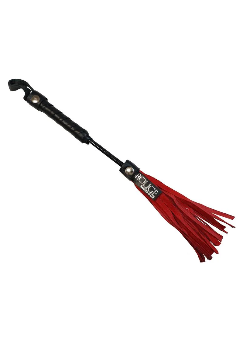 Rouge Leather Mini Flogger - Image 3