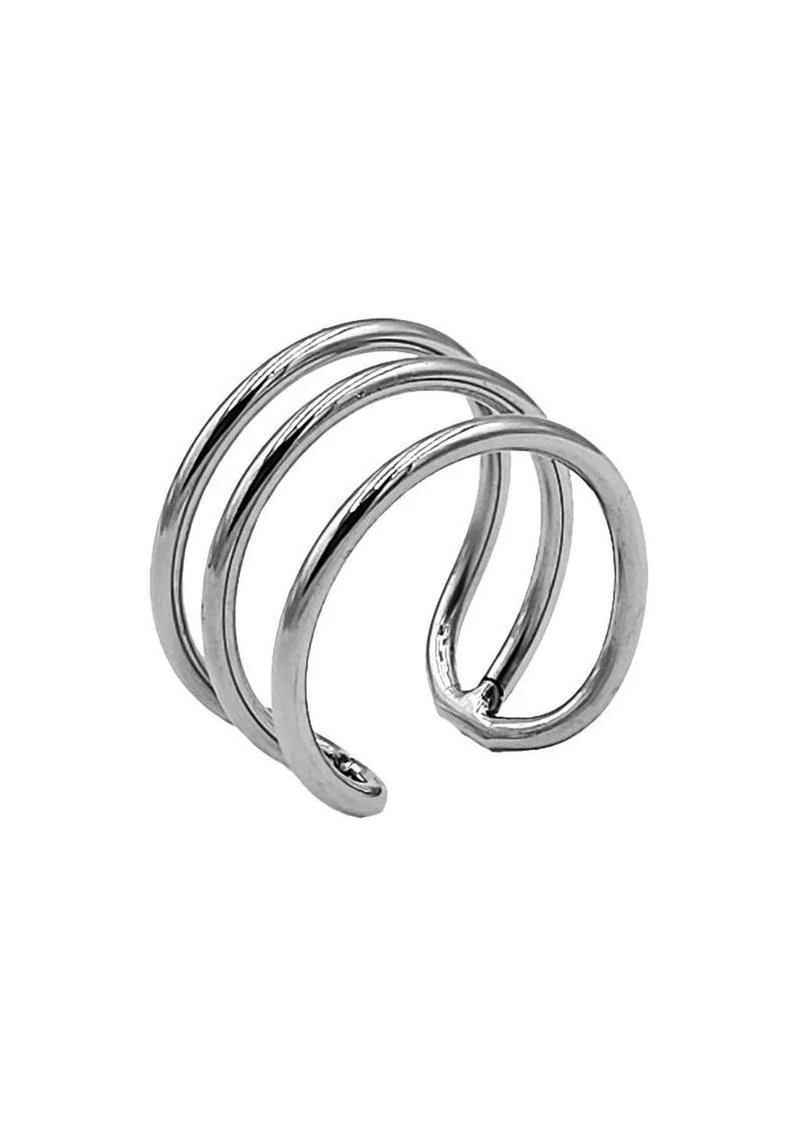 Rouge Stainless Steel Triple Wire Glans Ring - Image 2