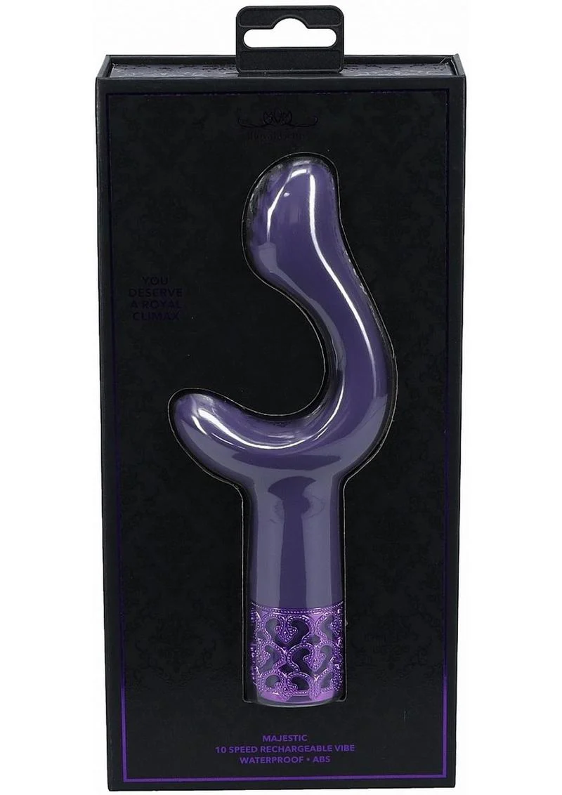 Royal Gems Majestic Rechargeable Silicone Vibrator - Image 2