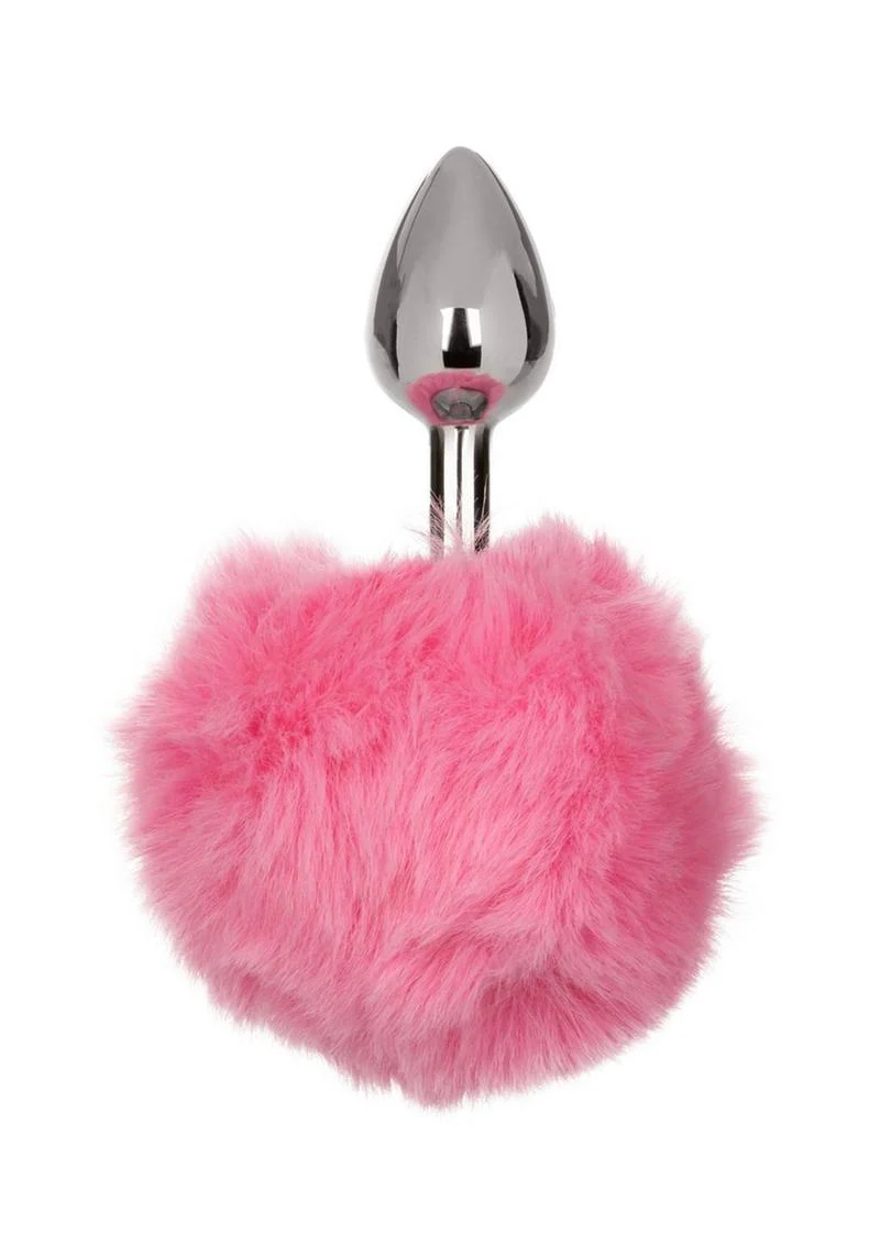 Running Wild Faux Fur Bunny Tail and Metallic Anal Plug - Image 6