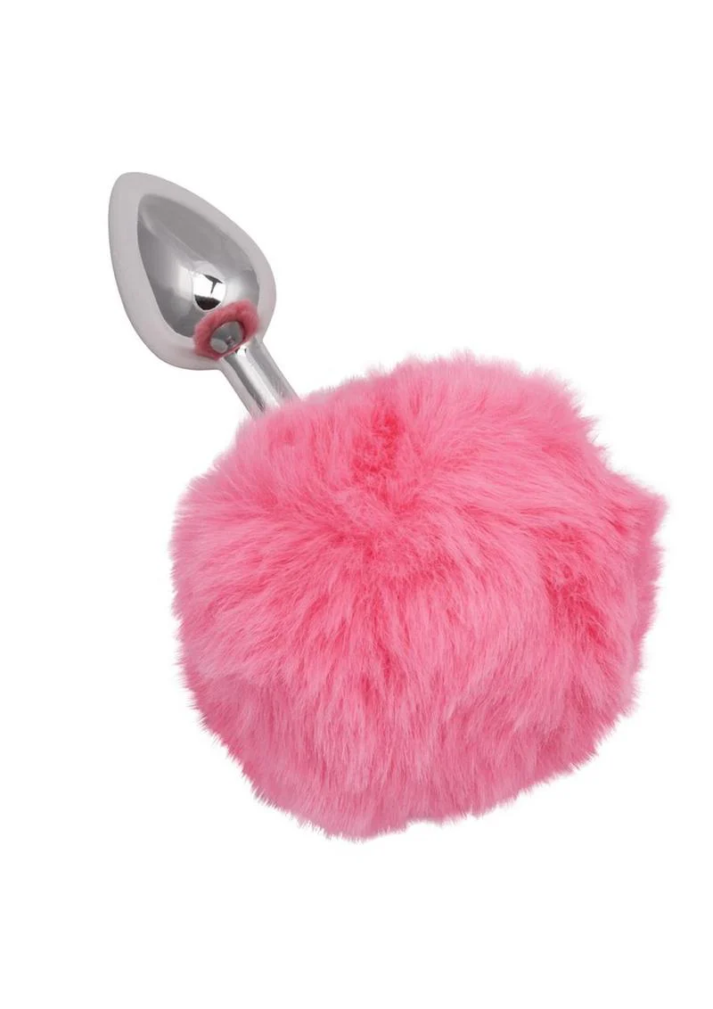 Running Wild Faux Fur Bunny Tail and Metallic Anal Plug - Image 8