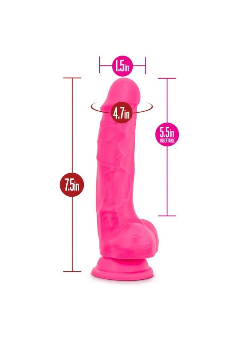 Ruse Hypnotize Silicone Dildo with Balls - Image 3