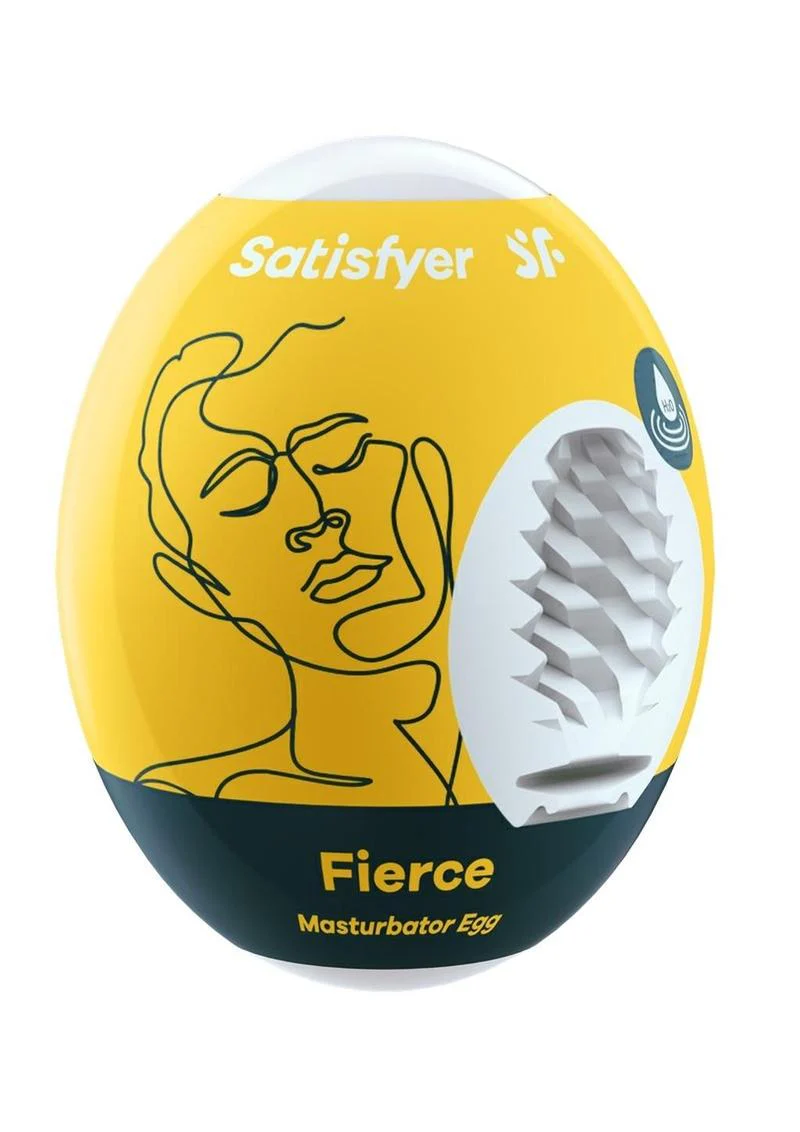 Satisfyer Masturbator Egg 3 Pack Set (Fierce - Image 3