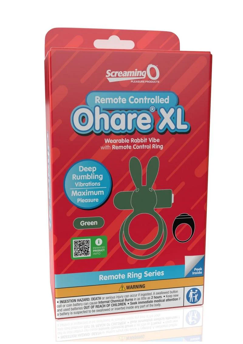 Screaming O Ohare XL Remote Control Rechargeable Silicone Vibrating Cock Ring - Image 2