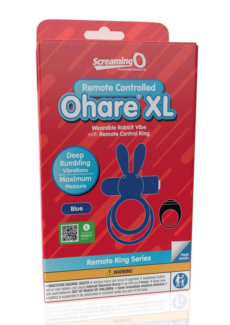 Screaming O Ohare XL Remote Control Rechargeable Silicone Vibrating Cock Ring - Image 6