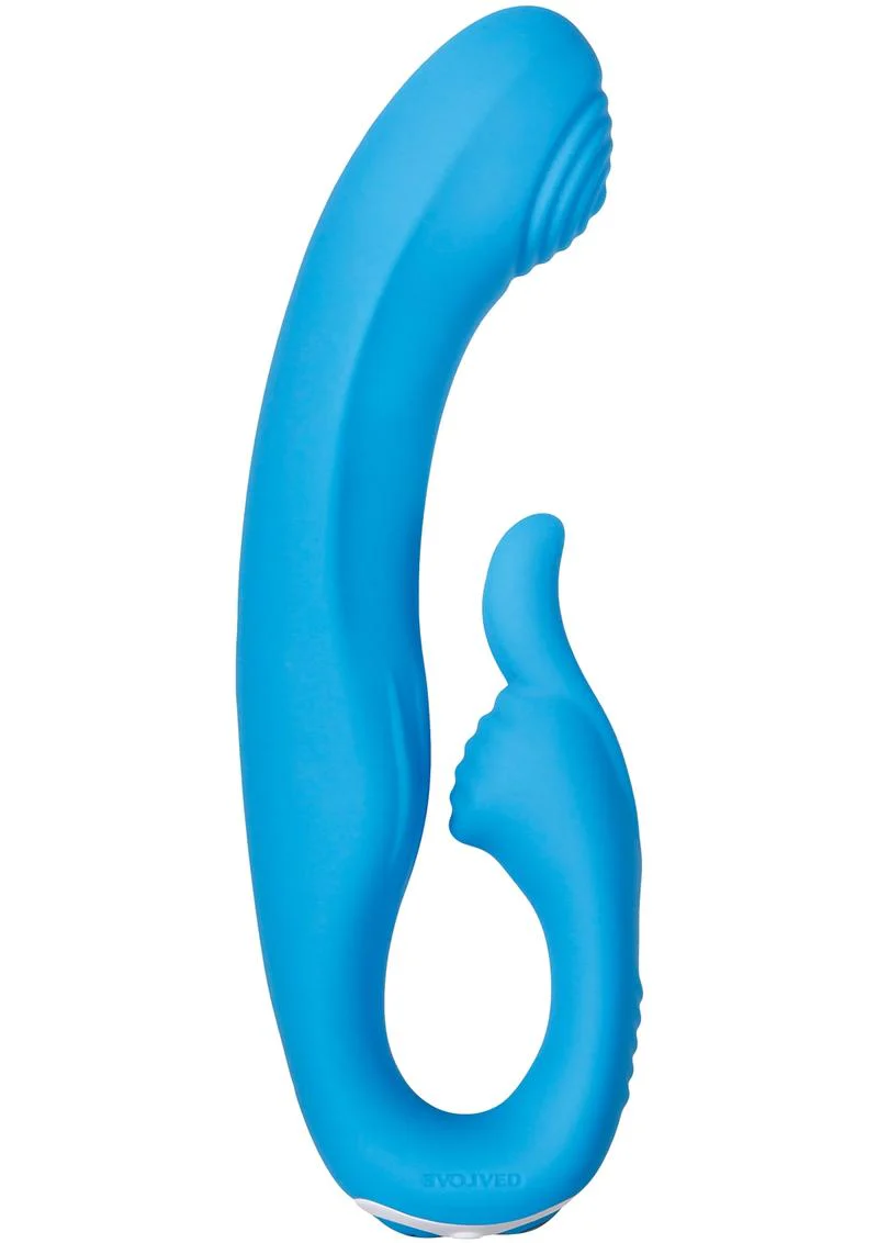Sea Breeze Bunny Rechargeable Silicone G-Spot Rabbit Vibrator - Image 2