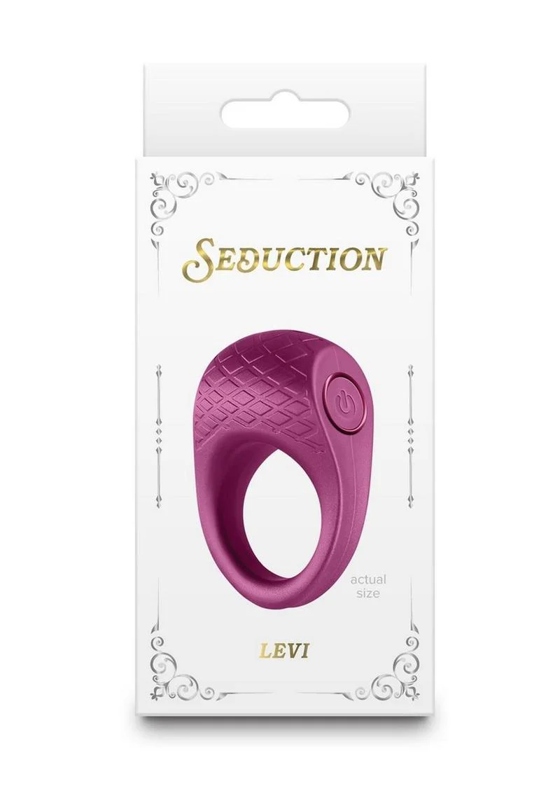 Seduction Levi Rechargeable Silicone Cock Ring - Image 2