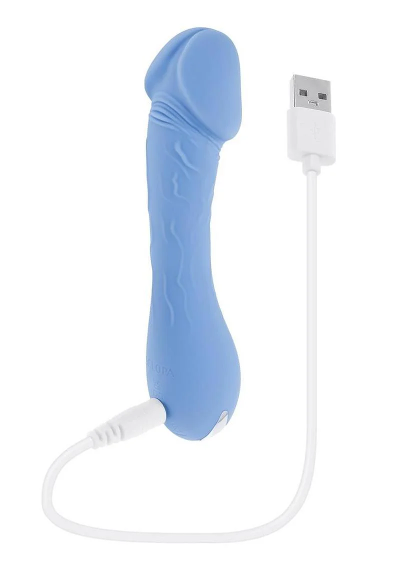 Selopa Dainty Dick Rechargeable Silicone Vibrating Dildo - Image 4