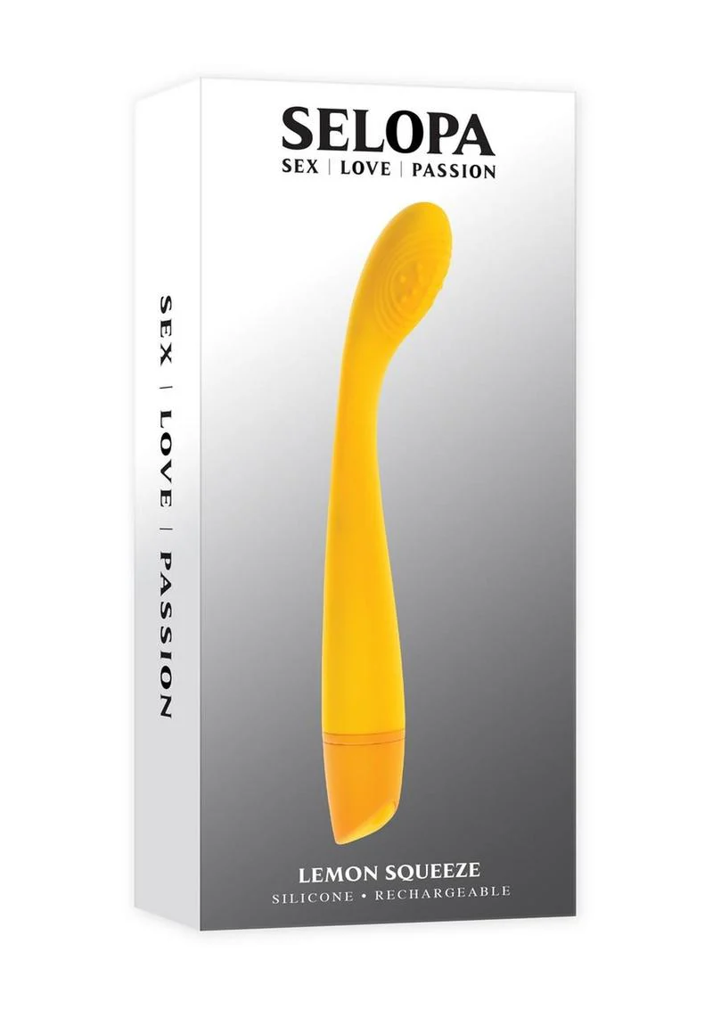 Selopa Lemon Squeeze Rechargeable Silicone G-Spot Vibrator - Image 3