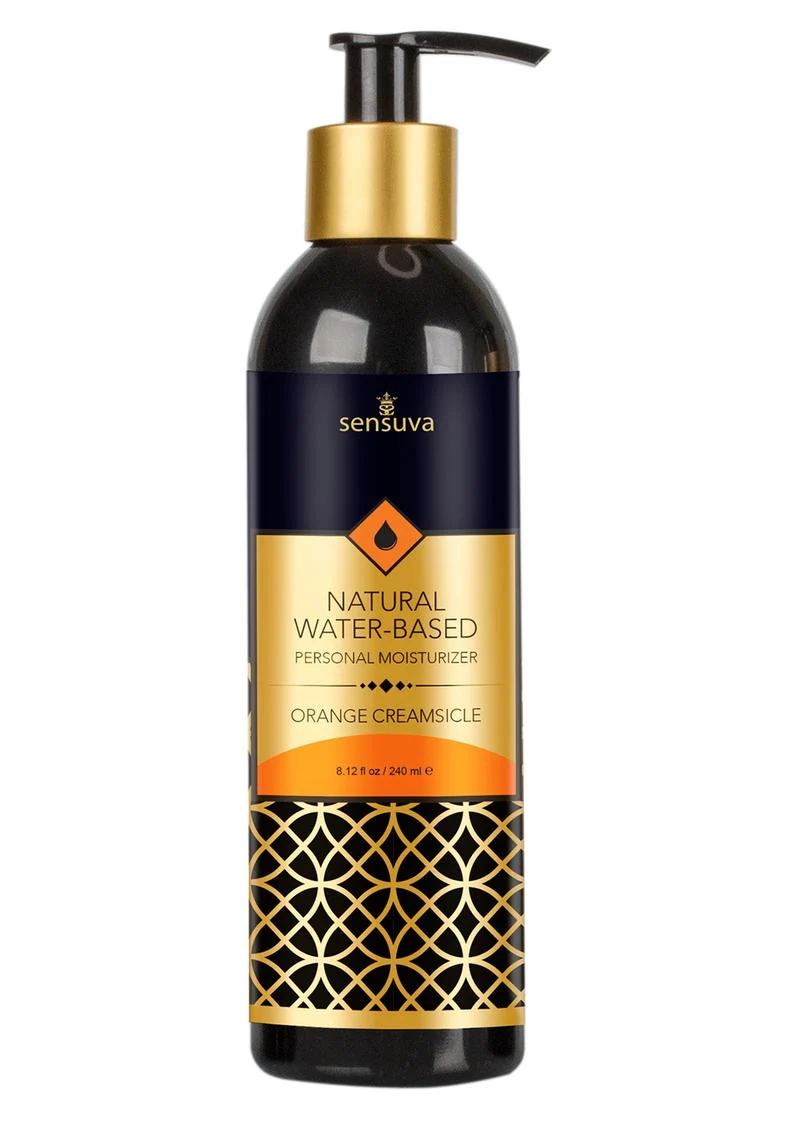 Sensuva Natural Water Based Orange Creamsicle Flavored Lubricant - Image 3