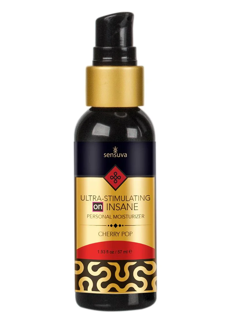 Sensuva Ultra Stimulating On Insane Cherry Pop Flavored Lubricant