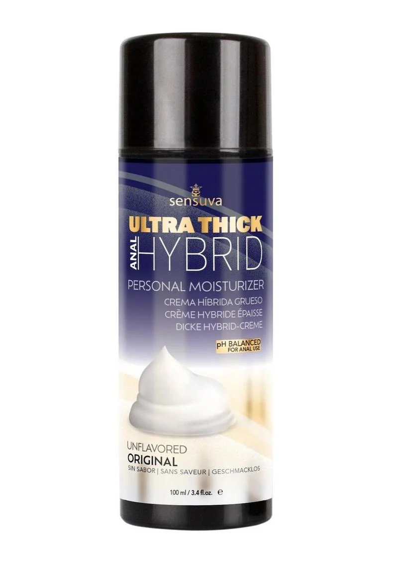 Sensuva Ultra-Thick Anal Hybrid Personal Moisturizer Lubricant High Ph Formula Original Unflavored - Image 3