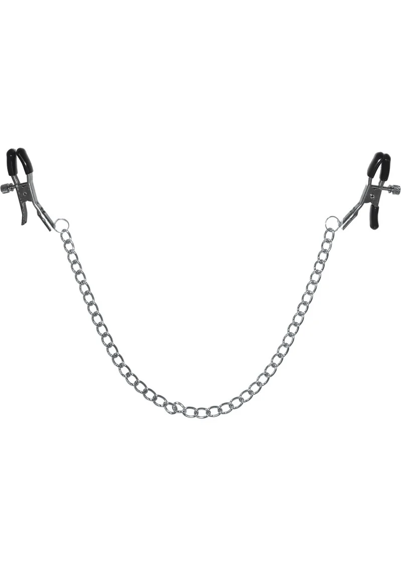 Sex and Mischief Chained Nipple Clamps - Image 3
