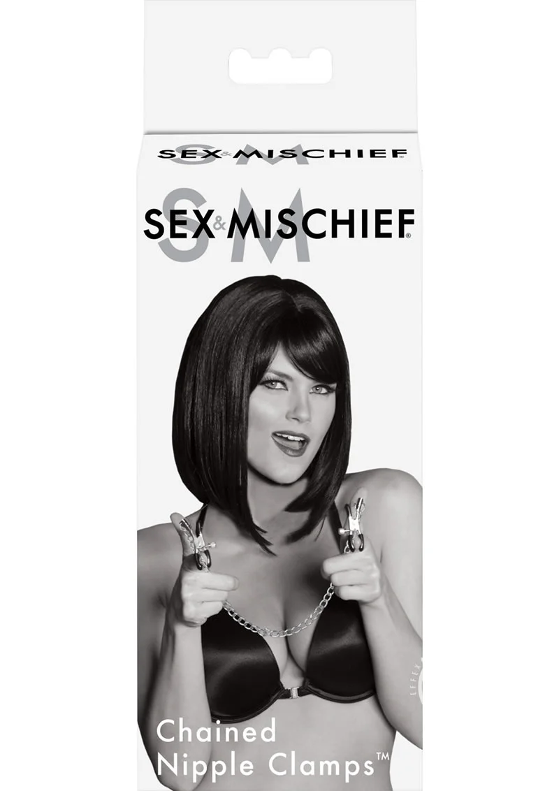 Sex and Mischief Chained Nipple Clamps - Image 4