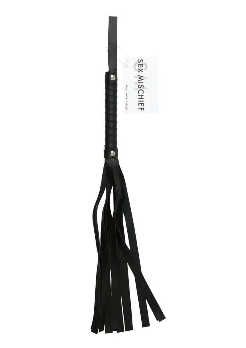 Sex and Mischief Faux Leather Flogger - Image 3